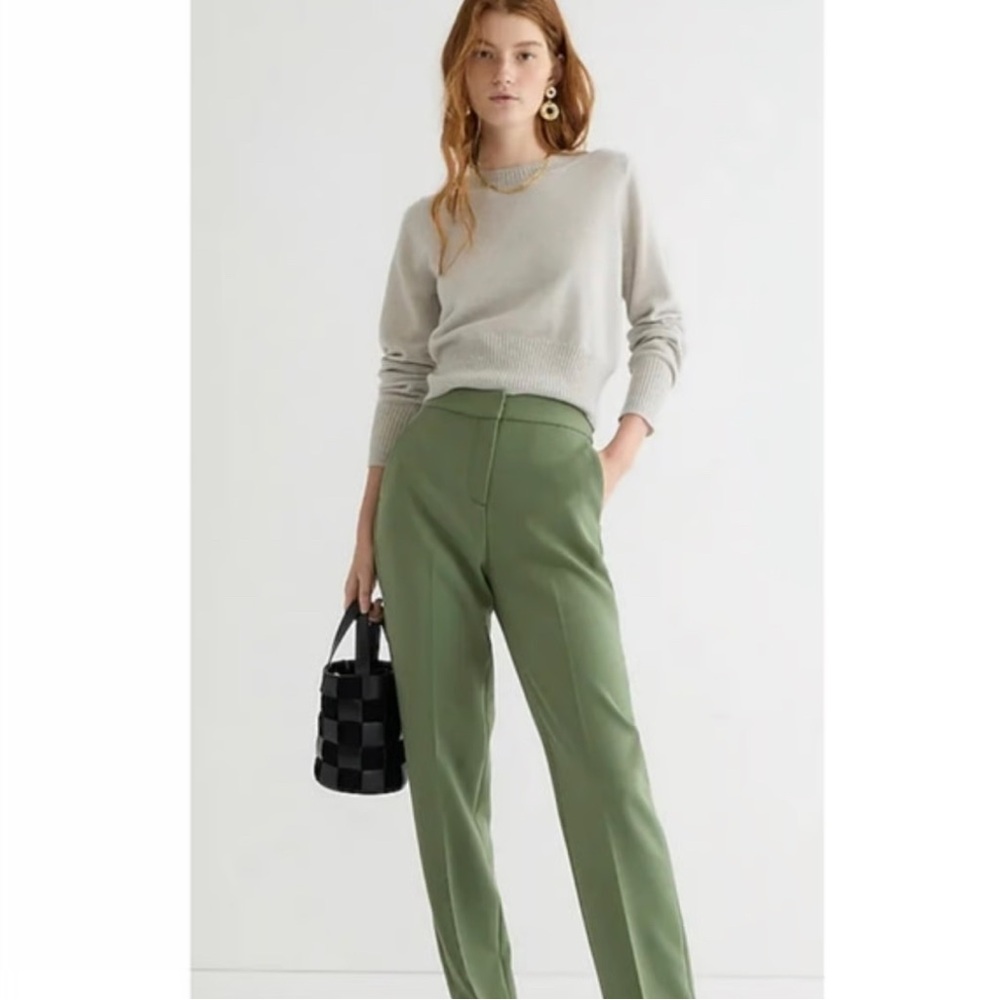 J. CREW Kate Straight Leg Pant in Navy